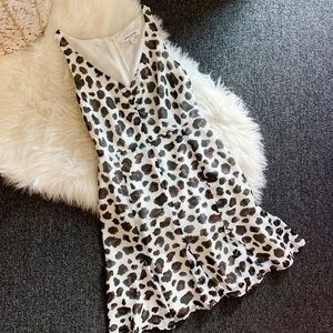 Kate Young for Target Leopard V-Neck Dress